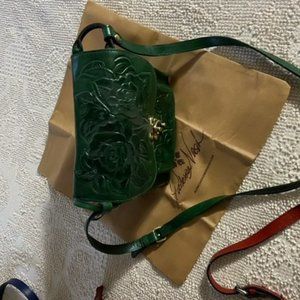 green patricia nash crossbody purse
